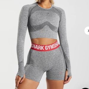 GymShark Flex long sleeve crop top